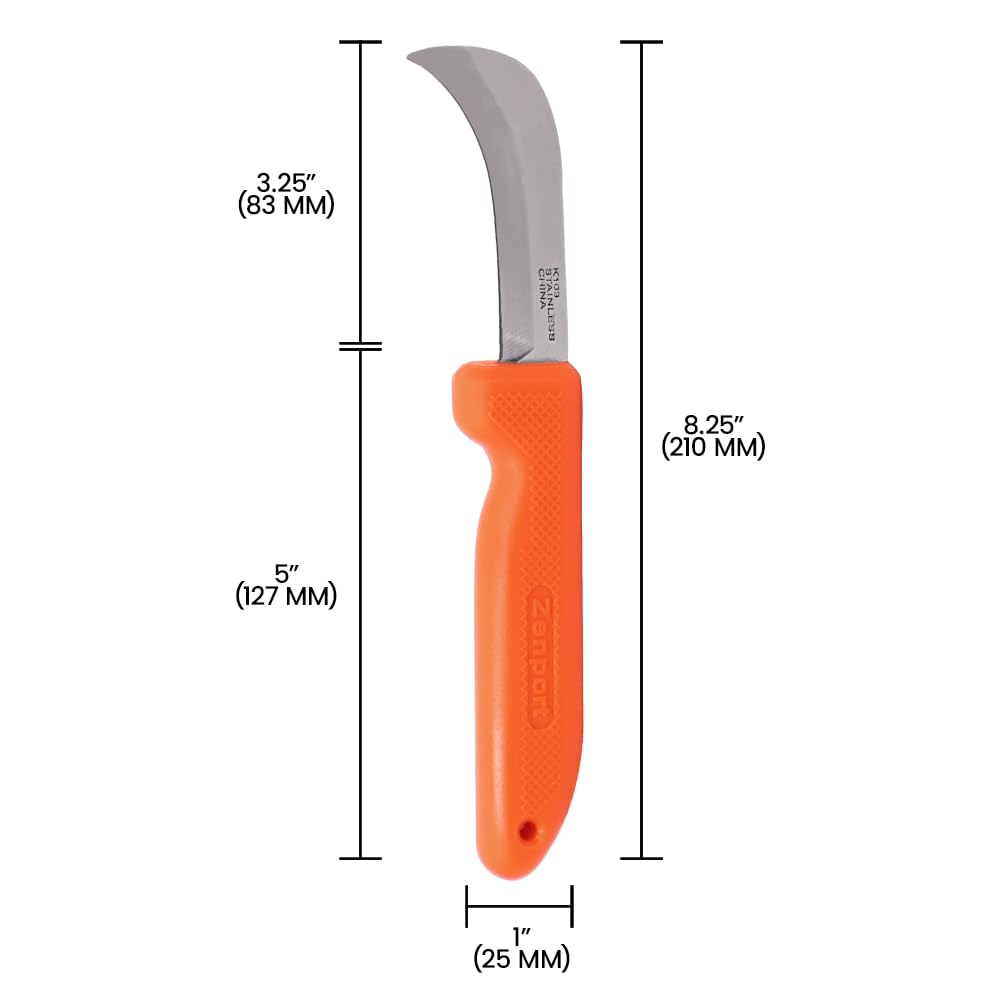 Amazon.com : Zenport K103 Harvest Utility Knife with 3-Inch